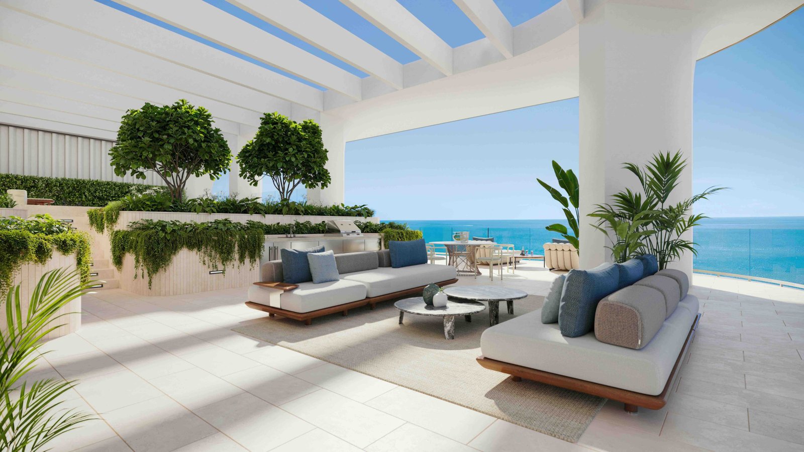 Waldorf Astoria Residences Pompano Beach — penthouse terrace